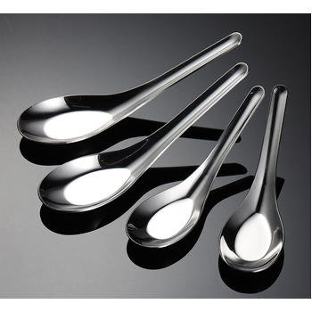 Stainless Steel Chinese Soup Spoon-Large 