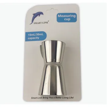  15ml/30ml Stainless Steel Double Sided Measuring Cup/Spirit Jigger