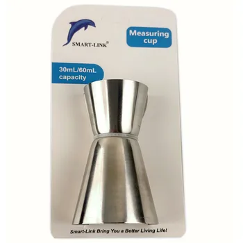  30ml/60ml Stainless Steel Double Sided Measuring Cup/Spirit Jigger