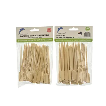 50pc Bamboo Paddle Skewers 12cm