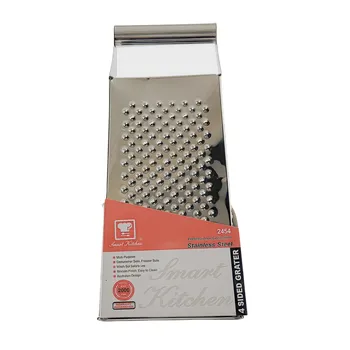 Stainless Steel 4 Sided Grater 8x10x24cm