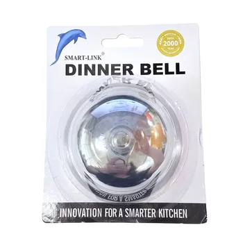 Stainless Steel Press Dinner Bell 