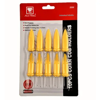 10pc Corn Shaped Corn Cob Holders