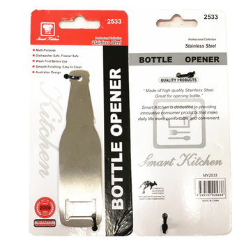 Stainless Steel Flat Bottle Opener 11.6x3.2cm