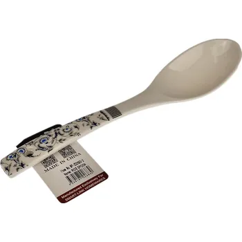 Melamine Rice Spoon-Blue Print Dia7x28cm 