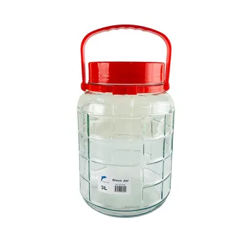 3L Twist Top Glass Jar