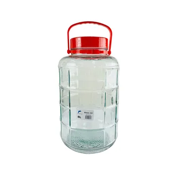 8L Twist Top Glass Jar