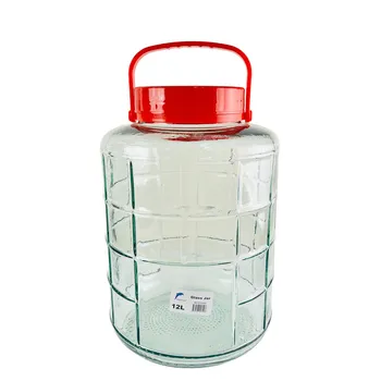 12L Twist Top Glass Jar