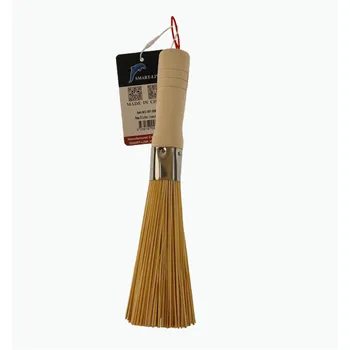 Bamboo Pot Brush With Wooden Handle 25cm