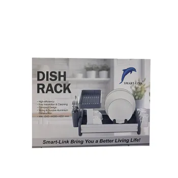 Aluminium Dish Rack With Plastic Tray 54.2x35x25.1cm