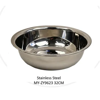 32cm Stainless Steel Basin Dia27.5x31.5x9.5cm