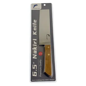 6.5" Stainless Steel Nakiri Knife-Wooden Handle 28x4.4x1.4cm