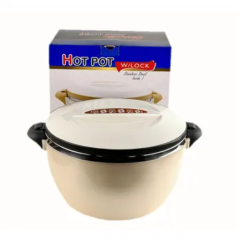 Plastic Hot Pot With Lock Lid 6L