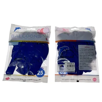 25pc Matte Latex Balloon-Blue 30CM