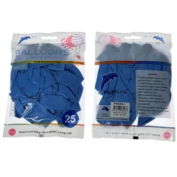 25pc Matte Latex Balloon-Light Blue 30CM