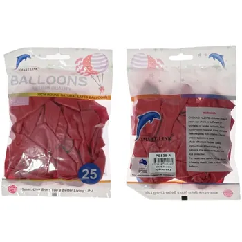 25pc Pearl Latex Balloon-Red 30CM