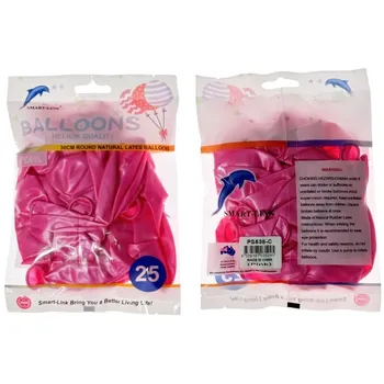 25pc Pearl Latex Balloon-Pink 30CM