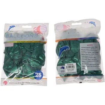 25pc Pearl Latex Balloon-Green 30CM