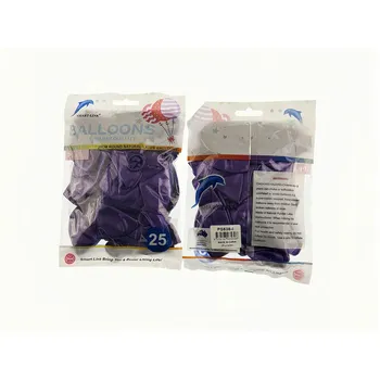 25pc Pearl Latex Balloon-Purple 30CM