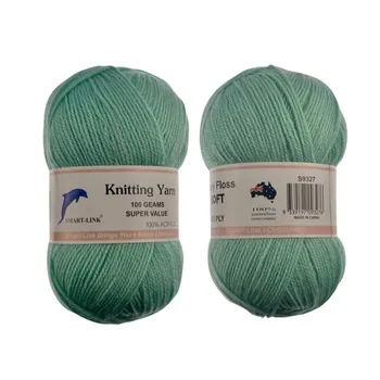 100% Acrylic Knitting Yarn 8 Ply 100g-Mint