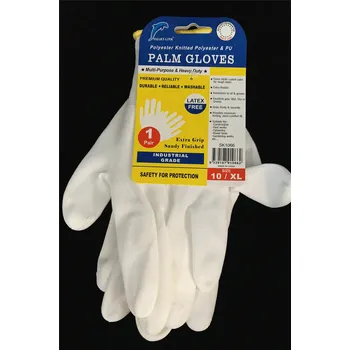 Polyester Knitted Palm Gloves SIZE: 10/XL