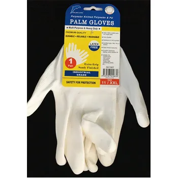 Polyester Knitted Palm Gloves SIZE: 11/XXL 