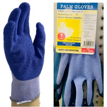 Knitted Latex Coating Palm Gloves SIZE: 11/ XXL 