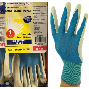 Nylon & Nitrile Coating Palm Gloves SIZE: 8/ M 