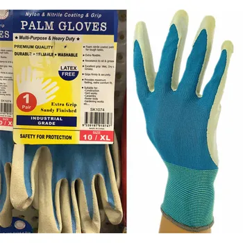 Nylon & Nitrile Coating Palm Gloves SIZE: 10/ XL 