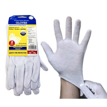 Knitted Cotton Blended Gloves SIZE: 10/XL