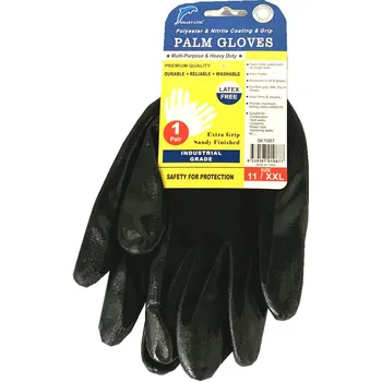 Polyester & Nitrile Coating Palm Gloves SIZE: 11/XXL 