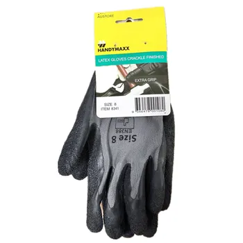 Size 8 Latex Gloves Crackle Finished