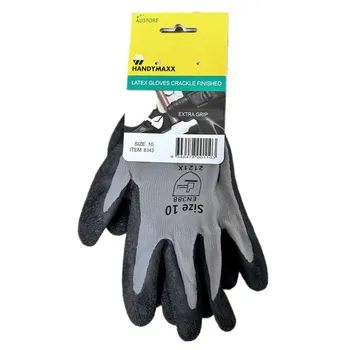 Size 10 Latex Gloves Crackle Finished