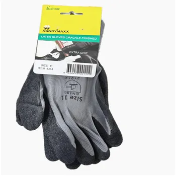 Size 11 Latex Gloves Crackle Finished