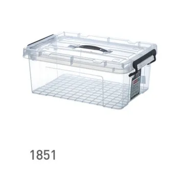 14L Plastic Storage Box & Container 44x30x17cm 