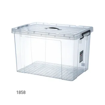 120L Plastic Storage Box & Container 76x52x43cm 