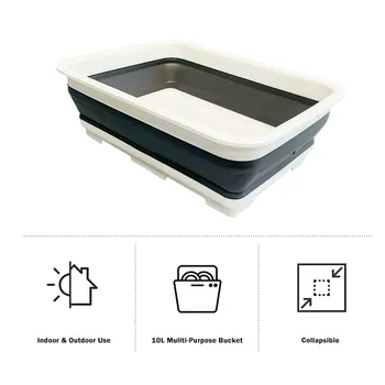 Collapsible Rectangular Basin 37.5x27.3x12cm 