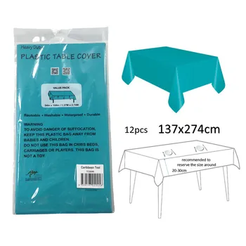 Plastic Cover-Caribbean Teal 