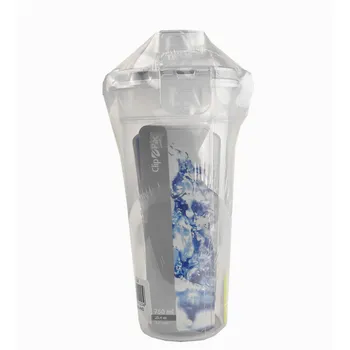 Plastic Drinking Cup With Click Seal Lid 750ml-Clear