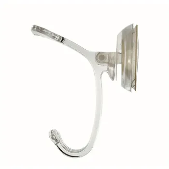 Transparent Plastic Suction Towel Hook 