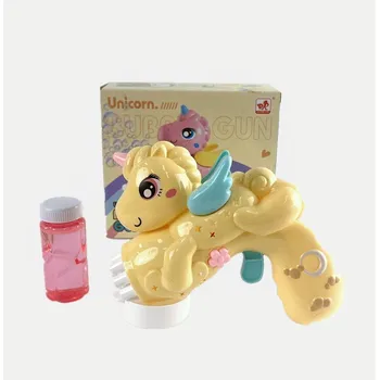 Battery Operated Unicorn Bubble Gun