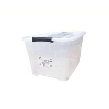 Plastic Storage Box With Lid 35L 49x34x27.5cm