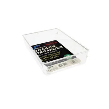 Plastic Drawer Organizer Transparent 23x15x5.2cm 
