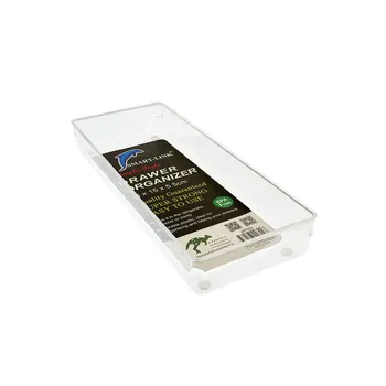 Plastic Drawer Organizer Transparent 38.5x15.2x5.4cm 