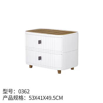 2 Layer Plastic Storage Drawer-White 53x41x49.5cm