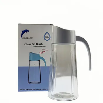 Glass Oil Bottle 650ml Dia9x21cm
