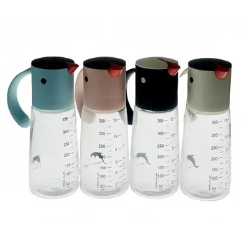 Glass Oil Bottle-Woodpecker Design 380ml
