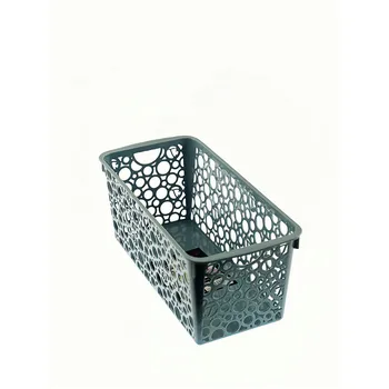 Plastic Storage Basket Rectangular 30x14.5x12.5cm 