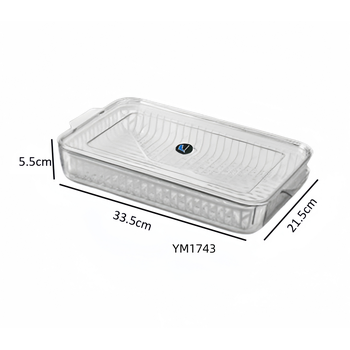 Storage Box With Lid Greensaver 33.5x21.5x5.5cm 