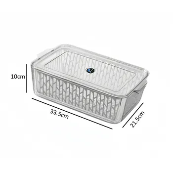 Storage Box With Lid Greensaver 33.5x21.5x10cm 